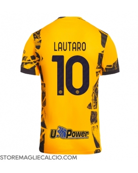 Inter Milan Lautaro Martinez #10 Maglia Gara Terza Repliche 2024-25